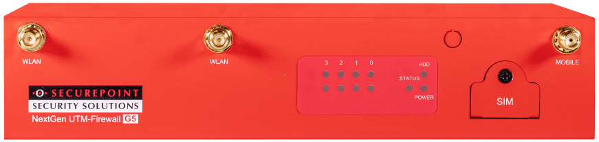 UTM Firewall RC100/RC200 G5 - front Ansicht